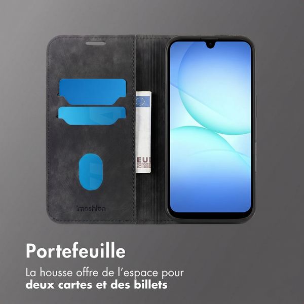 imoshion Étui de téléphone portefeuille Slim Samsung Galaxy A17 (5G) / (4G) - Noir