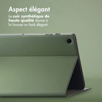 Accezz Coque tablette Classic Samsung Galaxy Tab A9 Plus - Vert