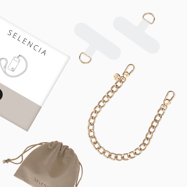 Selencia Cordon de téléphone Bold Chain - Gold