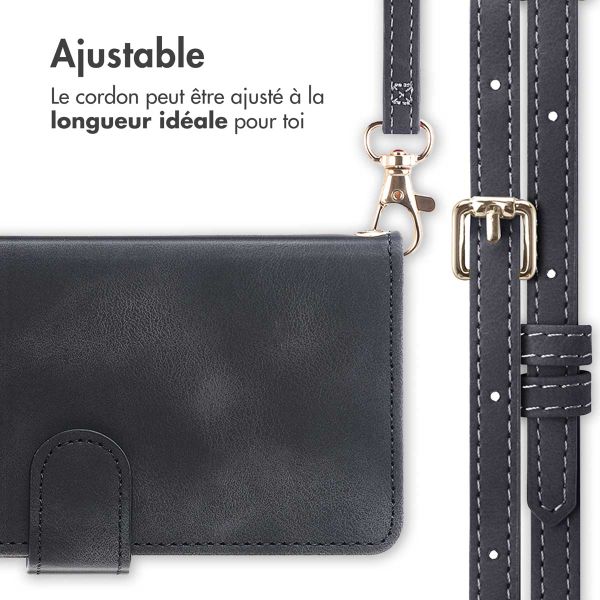 imoshion Etui de télephone portefeuille avec cordon Google Pixel 9A - Noir