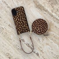 Selencia Nova Real Leather Mini Pouch - Fawn Chic