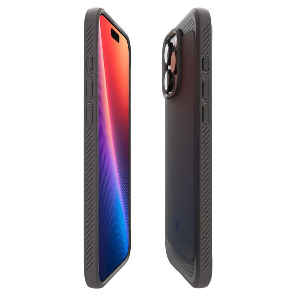 Spigen Coque Rugged Armor MagSafe Apple iPhone 16 Pro - Matte Black