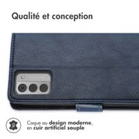 imoshion Étui de télephone portefeuille de luxe Nokia G42 - Bleu foncé