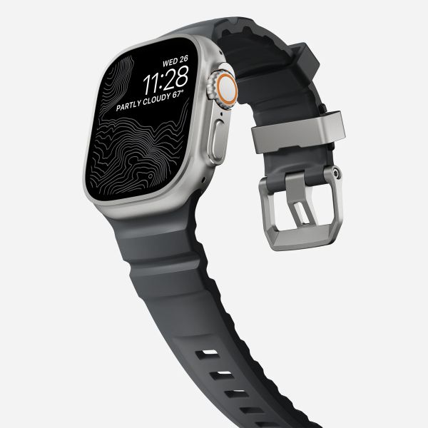 Nomad Bracelet Rocky Point Apple Watch | 44/45/46/49 mm - Storm / Titanium