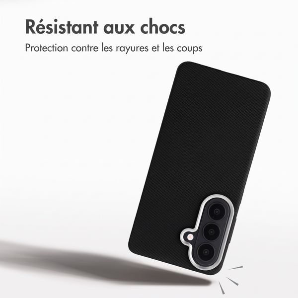 Accezz Coque arrière Mesh avec MagSafe Samsung Galaxy S26 - Noir