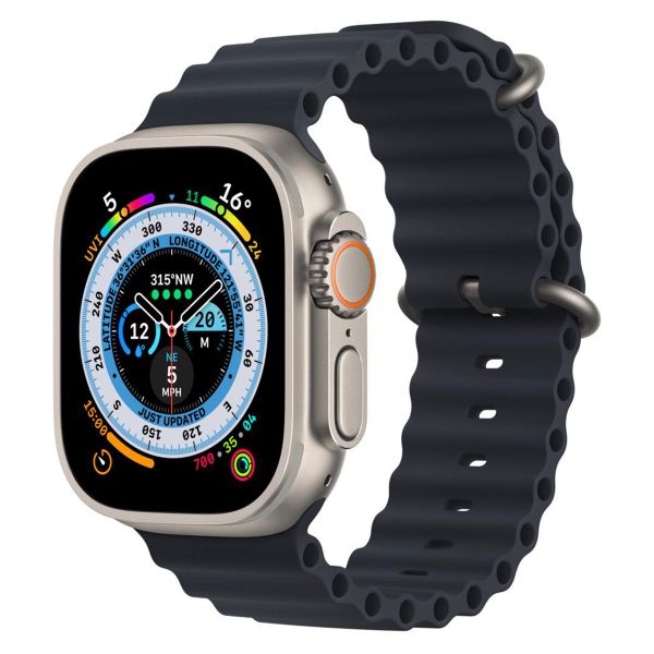 Apple Extension pour Bracelet Océan Apple Watch | 44/45/46/49 mm - Taille XL - Midnight