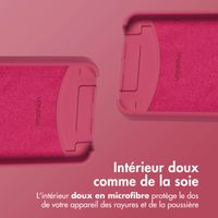 imoshion Coque arrière Color avec cordon amovible et MagSafe Apple iPhone 17e / 16e - Red Raspberry