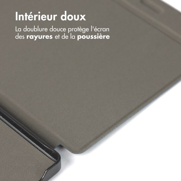 imoshion Étui de liseuse portefeuille Canvas Kobo Clara Colour / BW - Violet