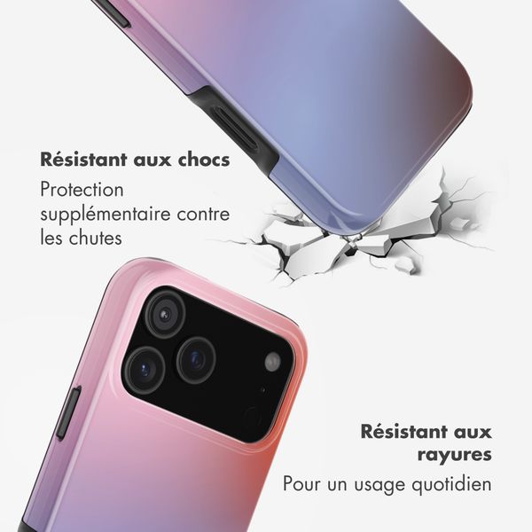 Selencia Coque arrière Vivid avec MagSafe Apple iPhone 17 Pro - Gradient Soft Blush