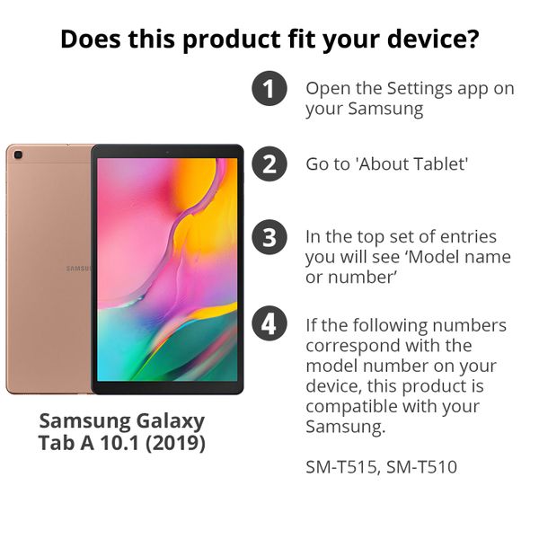 Accezz Protection d'écran premium en verre trempé Samsung Galaxy Tab A 10.1 (2019)