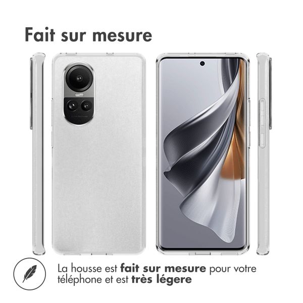 Accezz Coque Clear Oppo Reno 10 / 10 Pro - Transparent