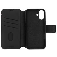 Decoded Portefeuille détachable 2 en 1 en cuir MagSafe Apple iPhone 16 - Noir