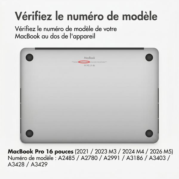 Burga Coque Rigide Apple MacBook Pro 16 pouces (2021 / 2023 M3 / 2024 M4 / 2026 M5) - Vanilla Sand