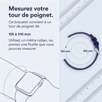 Holdit Bracelet en silicone magnétique Apple Watch | 44/45/46/49 mm - Black / Grey