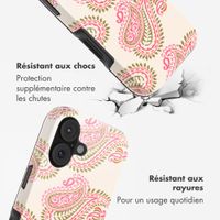 Selencia Coque arrière Vivid avec MagSafe Apple iPhone 17 - Paisley Blush