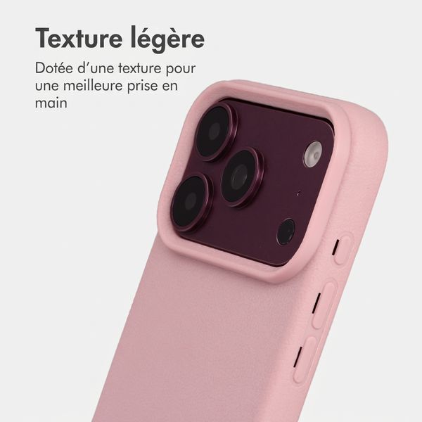 imoshion Coque arrière Texture Apple iPhone 18 Pro / 17 Pro - Rose