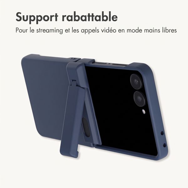 imoshion Color Backcover avec support Samsung Galaxy Z Flip 8 - Bleu foncé