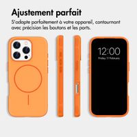 imoshion Coque arrière Color avec Thin MagSafe Ring Apple iPhone 16 Pro - Orange