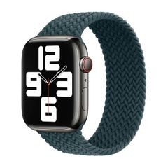 Apple Bracelet Solo tressé Apple Watch | 38/40/41/42 mm - Taille 8 - Rainforest