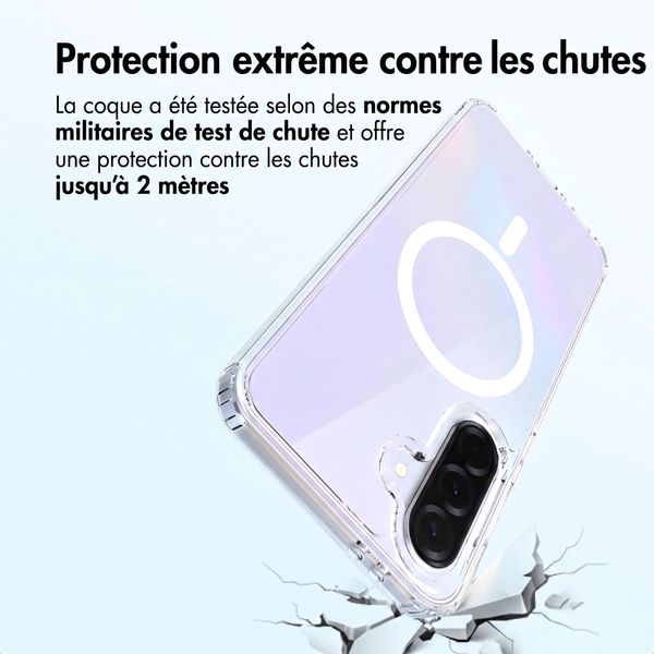 Accezz Coque arrière Xtreme Impact avec MagSafe Samsung Galaxy A36 - Transparent