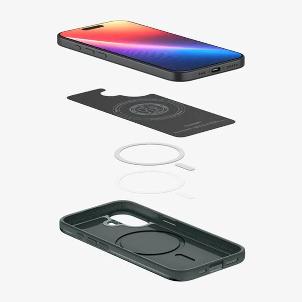 Spigen Coque Thin Fit avec MagSafe Apple iPhone 17 - Abyss Green