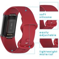 imoshion Bracelet silicone Fitbit Charge 5 / 6 - S - Rouge