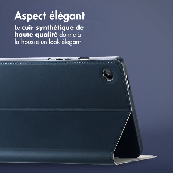 Accezz Coque tablette Classic Samsung Galaxy Tab A11 Plus - Bleu foncé