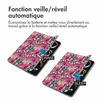 imoshion Coque tablette Design Trifold Apple iPad Pro 13 (2025) M5 / (2024) M4 - Floral Water Color