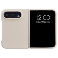 Accezz Coque Liquid Silicone avec MagSafe Apple iPhone Duo - Stone