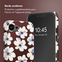 Selencia Coque arrière Vivid avec MagSafe Apple iPhone 17e / 16e - Choco Flower Pop