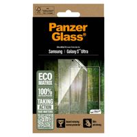 PanzerGlass Protection d'écran Matrix Recycled Ultra-Wide Fit Anti-bactérienne avec applicateur Samsung Galaxy S25 Ultra