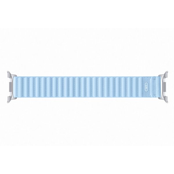 Samsung Bracelet en tissu original Samsung Galaxy Watch 9 (40/44mm) / Watch 8 (40/44mm) / Classic (46mm) - Taille S/M - Bleu