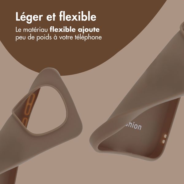 imoshion Coque Couleur Xiaomi Redmi Note 15 Pro (5G) - Marron