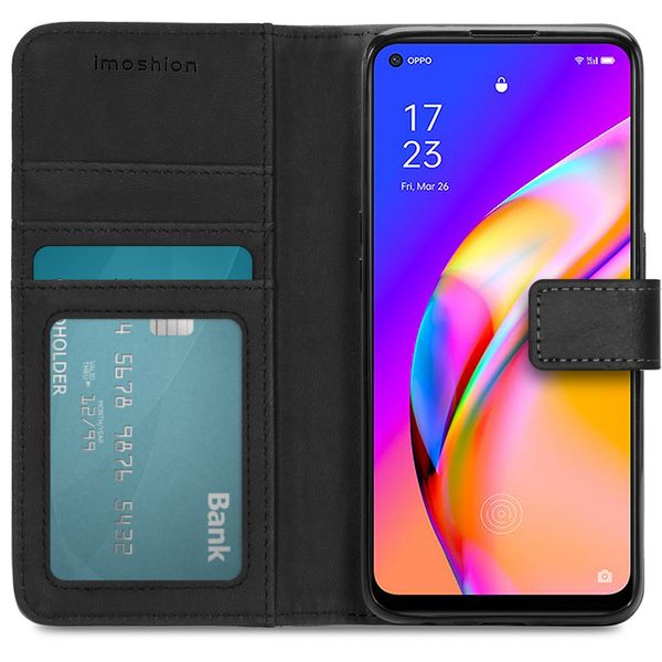 imoshion Étui de télephone portefeuille de luxe Oppo A94 (5G) - Noir