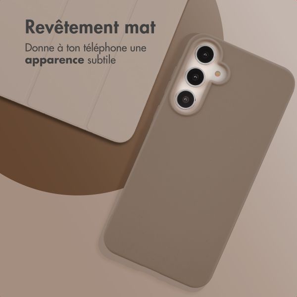 imoshion Coque Couleur Samsung Galaxy A55 - Marron