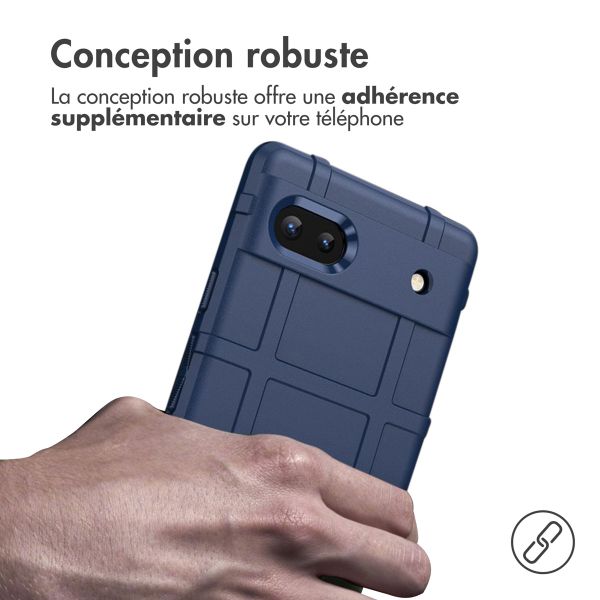 imoshion Coque Rugged Shield Google Pixel 6a - Bleu foncé
