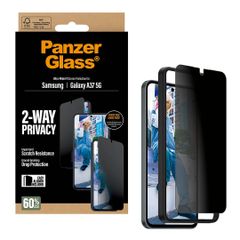 PanzerGlass Protection d'écran Privacy Ultra-Wide Fit Anti-bactérienne avec applicateur Samsung Galaxy A37 (5G)