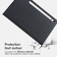 Accezz Coque tablette Classic Samsung Galaxy Tab S9 11.0 pouces / S10 Lite / S10 FE / S9 FE 10.9 pouces - Noir