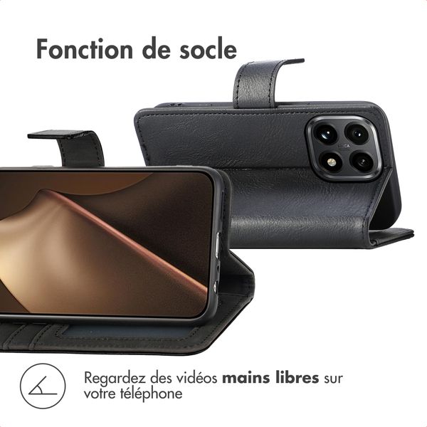 imoshion Étui de télephone portefeuille de luxe Xiaomi 15T - Noir