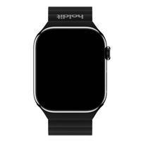 Holdit Bracelet en silicone magnétique Apple Watch | 44/45/46/49 mm - Black / Grey