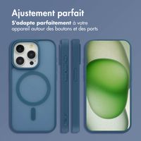 imoshion Coque Color Guard avec MagSafe Apple iPhone 15 Pro - Bleu foncé