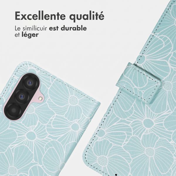 imoshion Étui de télephone portefeuille Design Samsung Galaxy A35 - Botanica