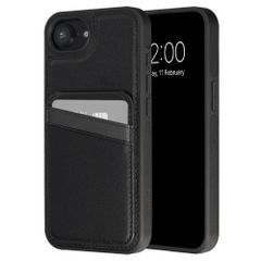 imoshion Coque arrière avec porte-cartes et support Apple iPhone 17e / 16e - Noir