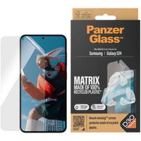 PanzerGlass Protection d'écran Matrix Recycled Ultra-Wide Fit Anti-bactérienne avec applicateur Samsung Galaxy S24