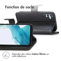 imoshion Étui de télephone portefeuille de luxe Samsung Galaxy A54 (5G) - Noir