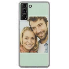 Concevez votre propre coque transparente Samsung Galaxy S21 Plus - Transparent