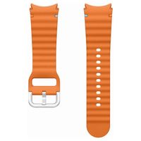 Samsung Bracelet Sport original Samsung Galaxy Watch 4 / 5 / 6 / 7 / FE (20 mm) - Taille S/M - Orange