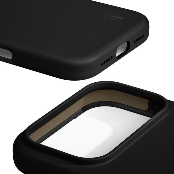 iDeal of Sweden Coque en silicone avec MagSafe Apple iPhone 17 Pro - Black