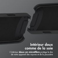 imoshion Coque arrière Color avec cordon amovible et MagSafe Apple iPhone 17 Pro - Noir