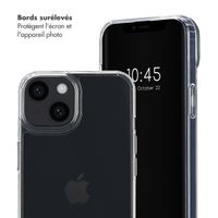 Selencia Coque arrière avec crochets amovibles Apple iPhone 14 - Transparent